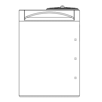 Snyder Vertical Chemical Tank (ASTM Certified) - HDLPE - 210 Gallons 1