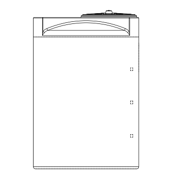 Snyder Vertical Chemical Tank (ASTM Certified) - HDLPE - 210 Gallons 1