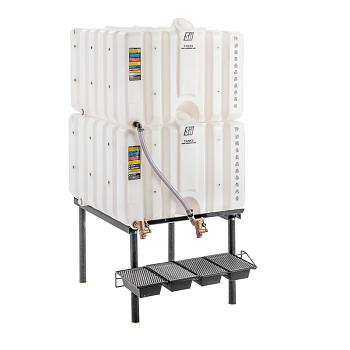 Snyder Cubetainer Gravity Feed System - 120/120 Gallon 1