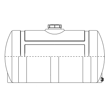 Snyder Horizontal Leg Tank (Heavy Duty) - 300 Gallon 1