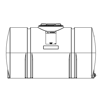 Snyder Horizontal Leg Tank (Heavy Duty) - 300 Gallon 1