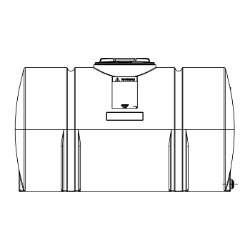 Snyder Horizontal Leg Tank (Heavy Duty) - 300 Gallon 1