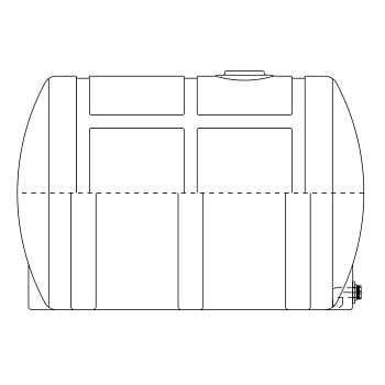 Snyder Horizontal Leg Tank (Heavy Duty) - 730 Gallon 1