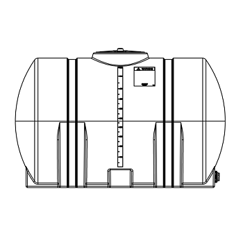Snyder Horizontal Leg Tank (Heavy Duty) - 535 Gallon 1