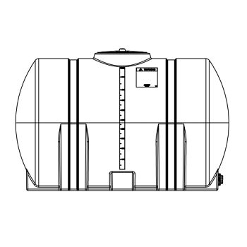 Snyder Horizontal Leg Tank (Heavy Duty) - 535 Gallon 1