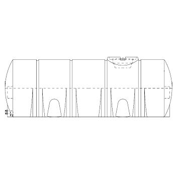 Snyder Horizontal Leg Tank (Heavy Duty) - 1025 Gallon 1