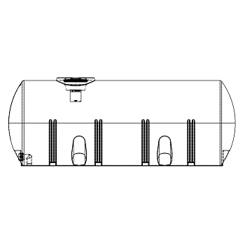 Snyder Horizontal Leg Tank (Heavy Duty) - 1685 Gallon 1