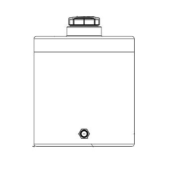 Snyder Vertical Water Storage Tank (Natural White) - 120 Gallon 1