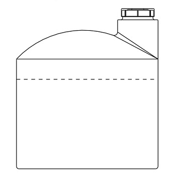 Snyder Vertical Chemical Tank (ASTM Certified) - HDLPE - 190 Gallons 1