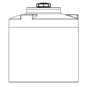 Snyder Vertical Chemical Tank (ASTM Certified) - HDLPE - 330 Gallons 1