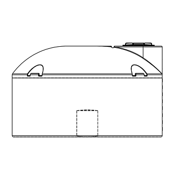 Snyder Vertical Chemical Tank (ASTM Certified) - HDLPE - 1100 Gallons 1