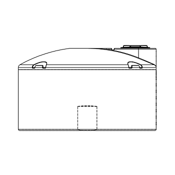 Snyder Vertical Chemical Tank (ASTM Certified) - HDLPE - 1100 Gallons 1