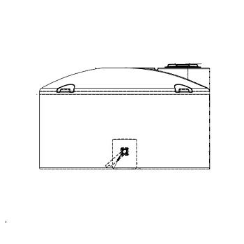 Snyder Vertical Water Storage Tank (Natural White) - 1100 Gallon 1