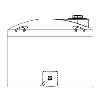 Snyder Vertical Chemical Storage Tank - 1500 Gallon 1