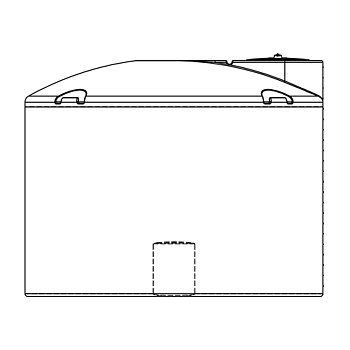 Snyder Vertical Chemical Tank (ASTM Certified) - HDLPE - 1500 Gallons 1