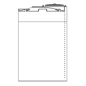 Snyder Vertical Chemical Tank (ASTM Certified) - HDLPE - 550 Gallons 1