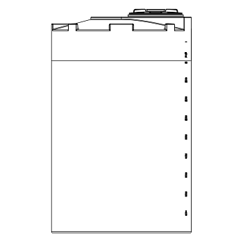Snyder Vertical Chemical Tank (ASTM Certified) - XLPE - 550 Gallons 1