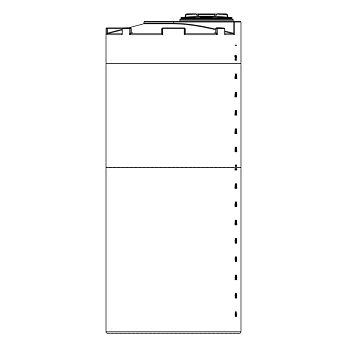 Snyder Vertical Chemical Tank (ASTM Certified) - HDLPE - 850 Gallons 1