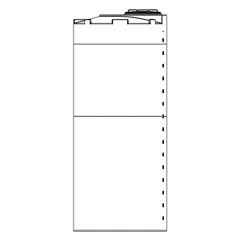 Snyder Vertical Chemical Tank (ASTM Certified) - XLPE - 850 Gallons 1