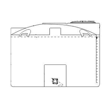 Snyder Vertical Chemical Storage Tank - 550 Gallon 1