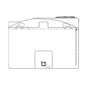 Snyder Vertical Chemical Storage Tank - 550 Gallon 1