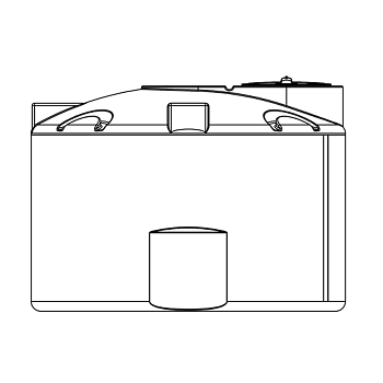 Snyder Vertical Chemical Tank (ASTM Certified) - HDLPE - 550 Gallons 1
