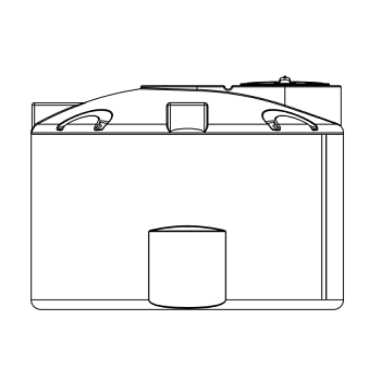 Snyder Vertical Chemical Tank (ASTM Certified) - XLPE - 550 Gallons 1