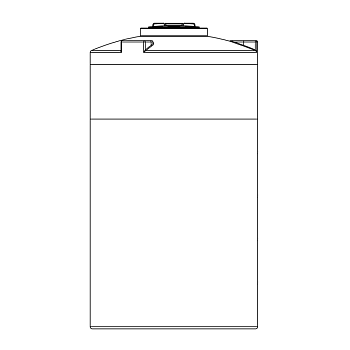 Snyder Vertical Chemical Tank (ASTM Certified) - XLPE - 1200 Gallons 1