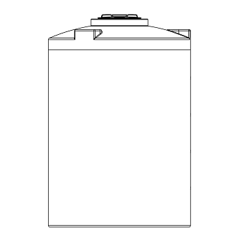 Snyder Vertical Chemical Tank (ASTM Certified) - XLPE - 1000 Gallons 1