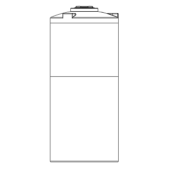 Snyder Vertical Chemical Tank (ASTM Certified) - XLPE - 1500 Gallons 1