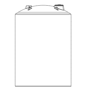 Snyder Vertical Chemical Tank (ASTM Certified) - HDLPE - 18800 Gallons 1