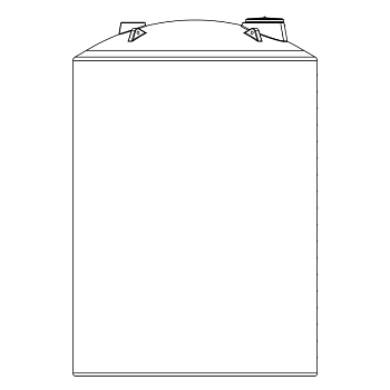 Snyder Vertical Chemical Tank (ASTM Certified) - HDLPE - 18800 Gallons 1