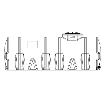 Snyder Horizontal Leg Tank - 1025 Gallon 1