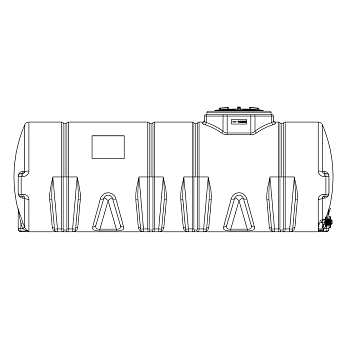 Snyder Horizontal Leg Tank - 1025 Gallon 1
