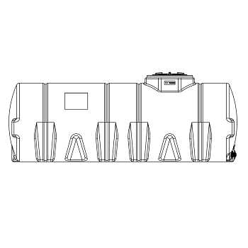 Snyder Horizontal Leg Tank (Heavy Duty) - 1025 Gallon 1