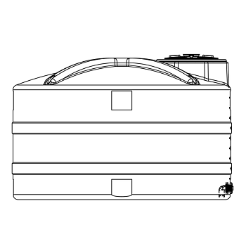 Snyder Vertical Chemical Storage Tank - 1200 Gallon 1