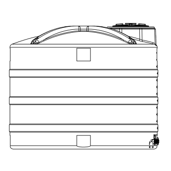 Snyder Vertical Chemical Storage Tank - 1600 Gallon 1
