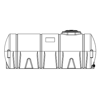 Snyder Horizontal Leg Tank - 2035 Gallon 1