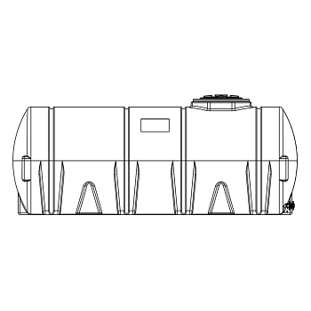 Snyder Horizontal Leg Tank (Heavy Duty) - 2035 Gallon 1