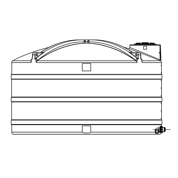 Snyder Vertical Chemical Storage Tank - 5000 Gallon 1