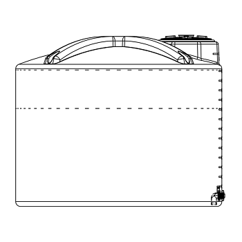 Snyder Vertical Chemical Storage Tank - 1600 Gallon 1