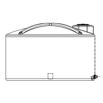 Snyder Vertical Chemical Storage Tank - 5000 Gallon 1