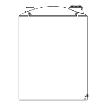 Snyder Vertical Chemical Storage Tank - 12000 Gallon 1