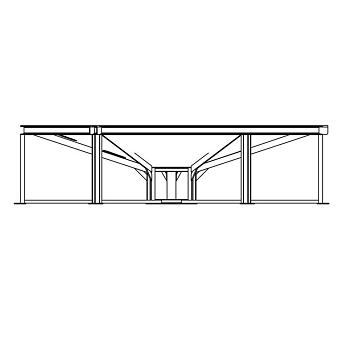 Snyder Cone Bottom Tank Stand (For 3600, 4600, 5000 Gallon) - 15 Degree 1