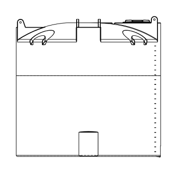 Snyder Vertical Chemical Tank (ASTM Certified) - HDLPE - 2000 Gallons 1