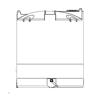 Snyder Vertical Water Storage Tank (Natural White) - 2500 Gallon 1