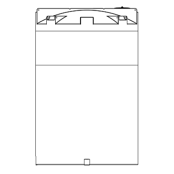 Snyder Vertical Chemical Tank (ASTM Certified) - XLPE - 8000 Gallons 1