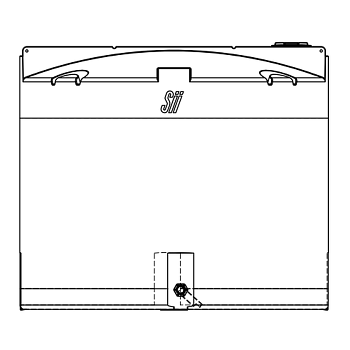 Snyder Vertical Chemical Storage Tank - 7650 Gallon 1