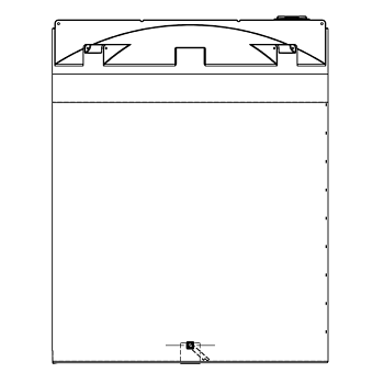 Snyder Vertical Chemical Storage Tank - 10500 Gallon 1