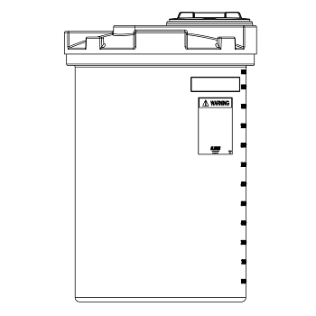 Snyder Vertical Chemical Tank (ASTM Certified) - HDLPE - 120 Gallons 1
